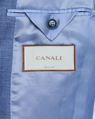 Canali Men's Textured Solid Suit | Thumbnail 7