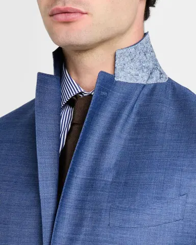 Canali Men's Textured Solid Suit | Thumbnail 8