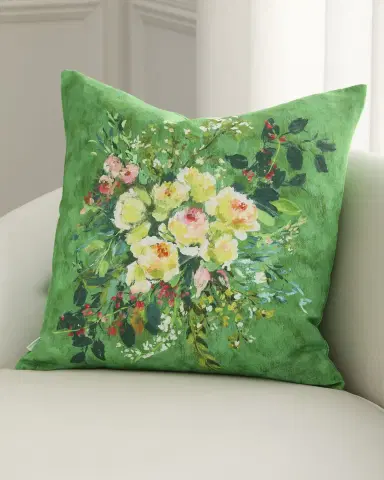 Designers Guild Margaretta Linen Decorative Pillow, 22" Square | Thumbnail 2 Designers Guild Margaretta Linen Decorative Pillow, 22" Square | Thumbnail 2