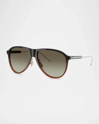 Brunello Cucinelli Men's BC4011S Aviator Sunglasses | Thumbnail 3 Brunello Cucinelli Men's BC4011S Aviator Sunglasses | Thumbnail 3