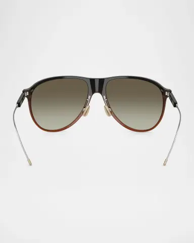 Brunello Cucinelli Men's BC4011S Aviator Sunglasses | Thumbnail 4 Brunello Cucinelli Men's BC4011S Aviator Sunglasses | Thumbnail 4