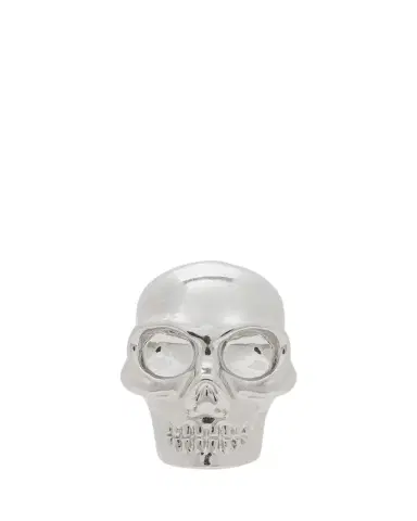 Alexander McQueen Men's Skull Stud Earring, Single | Thumbnail 1
