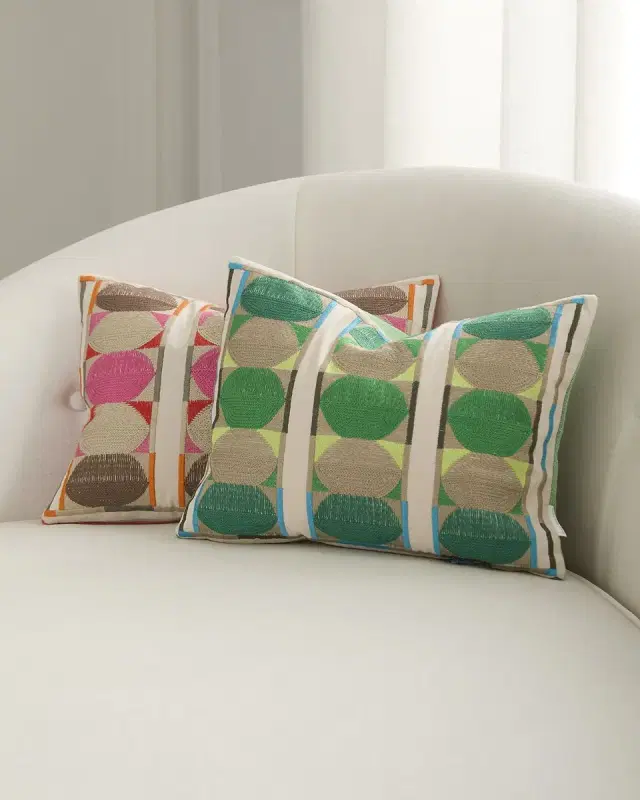 Designers Guild Kushime Decorative Pillow, 12" x 16"