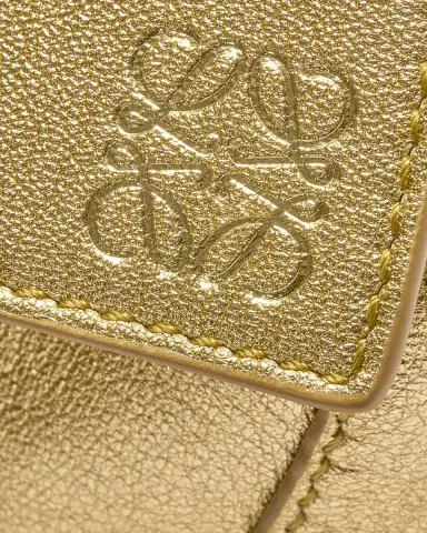 Loewe Puzzle Edge Mini Top-Handle Bag in Metallic Leather | Thumbnail 11 Loewe Puzzle Edge Mini Top-Handle Bag in Metallic Leather | Thumbnail 11