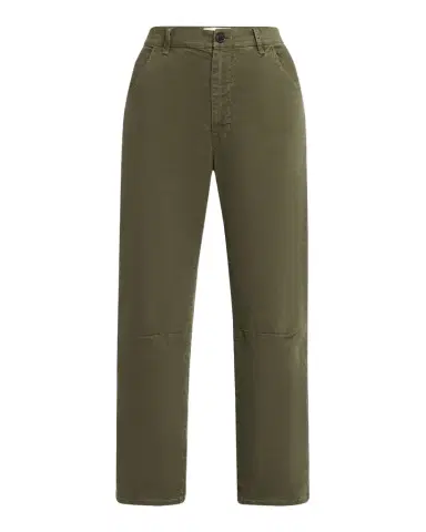 Nili Lotan Emerson Brushed Cotton Barrel-Leg Crop Pants | Thumbnail 1 Nili Lotan Emerson Brushed Cotton Barrel-Leg Crop Pants | Thumbnail 1