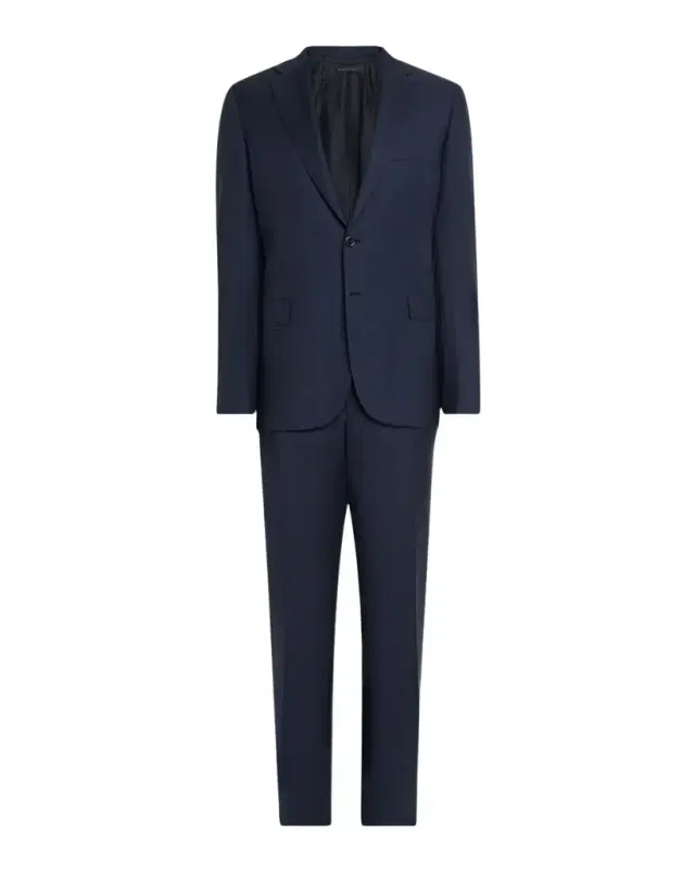 Men 's Wool Tonal Prince of Wales Two-Piece Suit