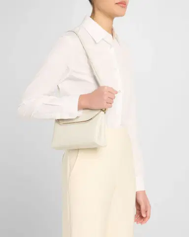 Giorgio Armani Avenue Small Polished Leather Shoulder Bag | Thumbnail 2 Giorgio Armani Avenue Small Polished Leather Shoulder Bag | Thumbnail 2