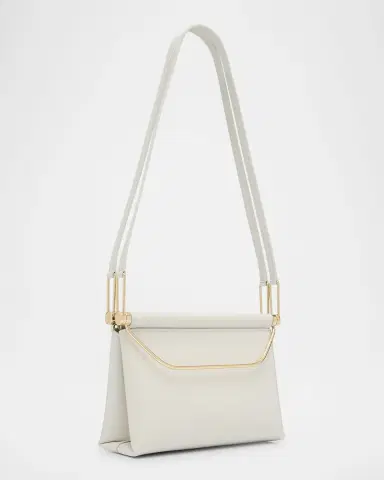 Giorgio Armani Avenue Small Polished Leather Shoulder Bag | Thumbnail 3 Giorgio Armani Avenue Small Polished Leather Shoulder Bag | Thumbnail 3