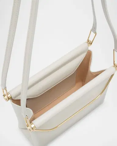Giorgio Armani Avenue Small Polished Leather Shoulder Bag | Thumbnail 4 Giorgio Armani Avenue Small Polished Leather Shoulder Bag | Thumbnail 4