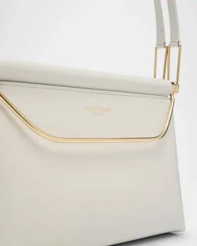 Giorgio Armani Avenue Small Polished Leather Shoulder Bag | Thumbnail 6 Giorgio Armani Avenue Small Polished Leather Shoulder Bag | Thumbnail 6