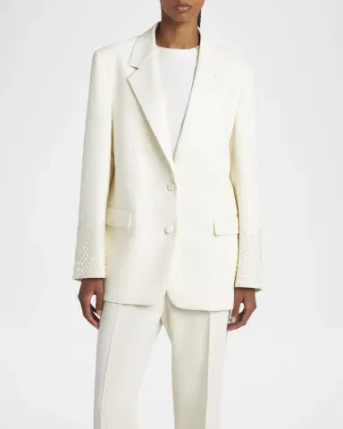 Golden Goose Journey Beaded Single-Breasted Jacket | Thumbnail 4