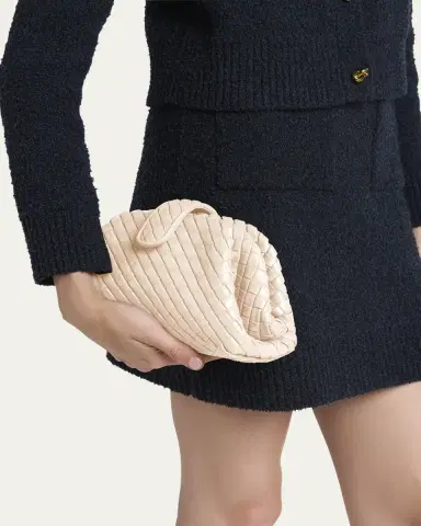 Bottega Veneta Lauren 1980 Mini Clutch Bag with Chain Strap | Thumbnail 2 Bottega Veneta Lauren 1980 Mini Clutch Bag with Chain Strap | Thumbnail 2