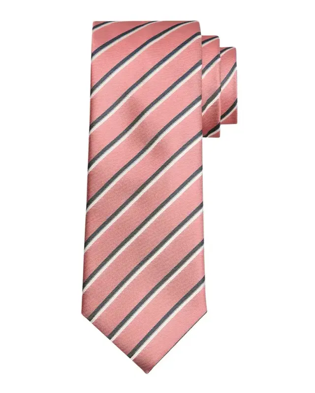Men 's Diagonal Striped Tie