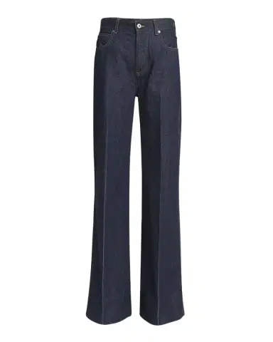Bottega Veneta Indigo Soft Denim Wide-Leg Palazzo Jeans | Thumbnail 1