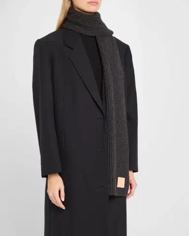 Loewe Cashmere-Blend Knitted Scard | Thumbnail 3