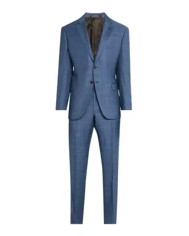 Emporio Armani Men's Subtle Grid Check Suit | Thumbnail 1 Emporio Armani Men's Subtle Grid Check Suit | Thumbnail 1