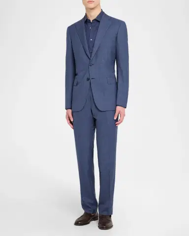 Brioni Men's Stripe Modern Fit Two-Piece Suit | Thumbnail 2 Brioni Men's Stripe Modern Fit Two-Piece Suit | Thumbnail 2