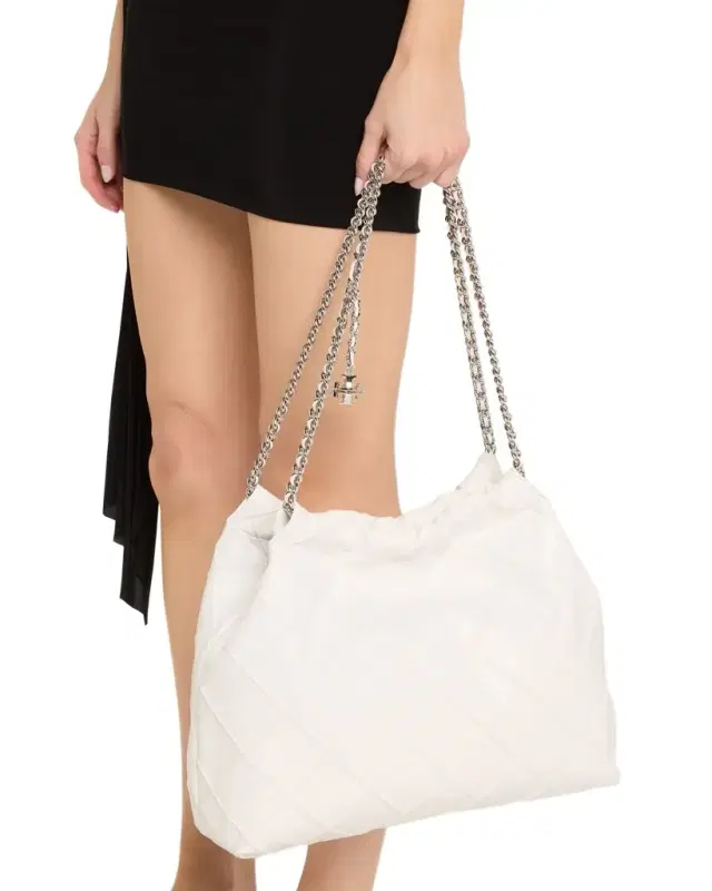 Fleming Quilted Leather Hobo Bag