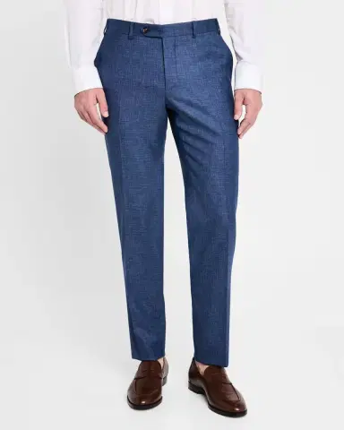 Canali Men's Melange Wool Dress Pants | Thumbnail 4
