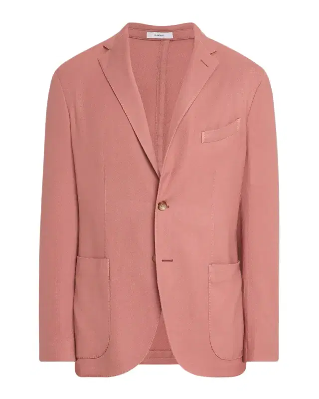 Men 's Wool Hopsack Jersey Single-Breasted Sport Coat