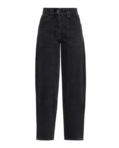 Co High-Rise Denim Crop Balloon Pants | Thumbnail 1 Co High-Rise Denim Crop Balloon Pants | Thumbnail 1