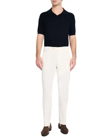 Canali Men's Straight Flat-Front Pants | Thumbnail 1 Canali Men's Straight Flat-Front Pants | Thumbnail 1