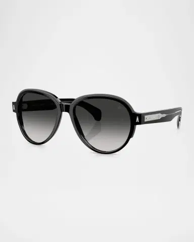 Moncler ME6005 Aviator Sunglasses | Thumbnail 3