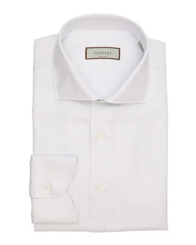 Canali Men 's Micro-Structure Dress Shirt