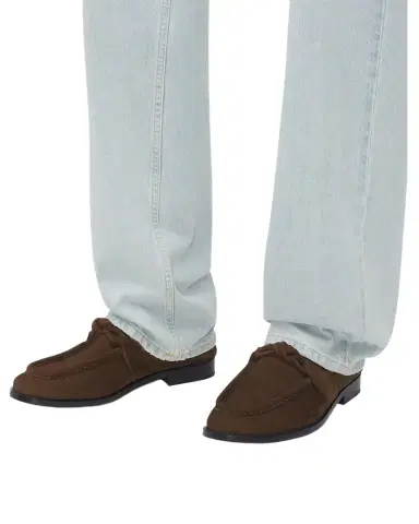 Bottega Veneta Men's Astaire Suede Knot Loafers | Thumbnail 1