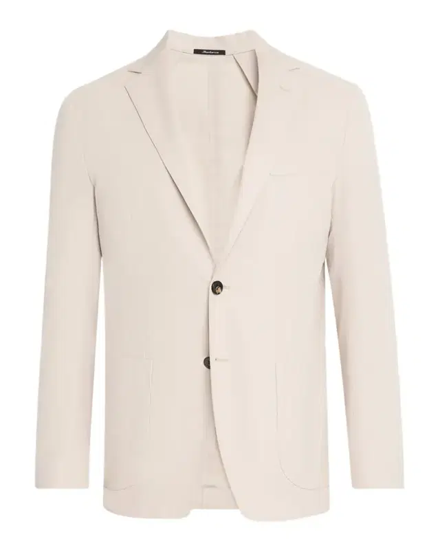 Men's Cotton-Stretch Single-Breasted Sport Coat