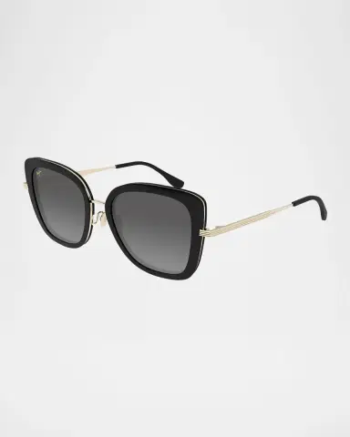 Maui Jim Men's Violet Lake Titanium and Acetate Cat-Eye Sunglasses | Thumbnail 3 Maui Jim Men's Violet Lake Titanium and Acetate Cat-Eye Sunglasses | Thumbnail 3