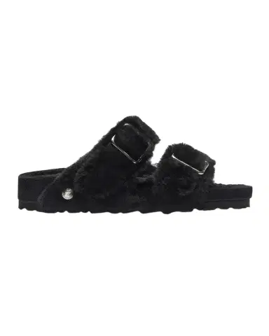 1774 Birkenstock Arizona Shearling Dual-Buckle Slide Sandals | Thumbnail 1 1774 Birkenstock Arizona Shearling Dual-Buckle Slide Sandals | Thumbnail 1
