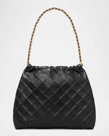 Tory Burch Fleming Chain Quilted Leather Hobo Bag | Thumbnail 2 Tory Burch Fleming Chain Quilted Leather Hobo Bag | Thumbnail 2
