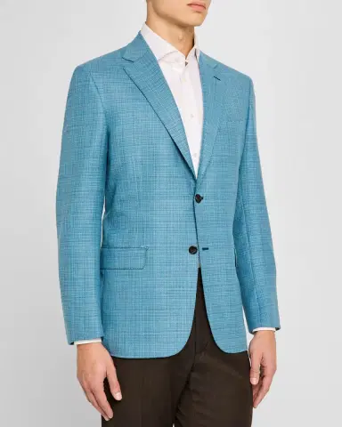 Brioni Men's Textured Wool Blazer | Thumbnail 3