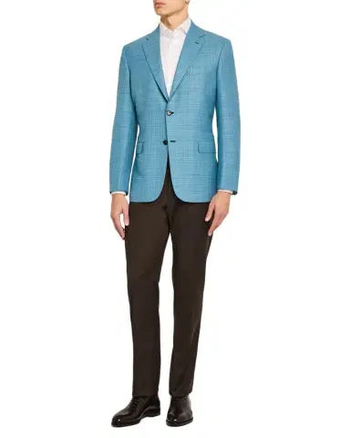 Brioni Men's Textured Wool Blazer | Thumbnail 1