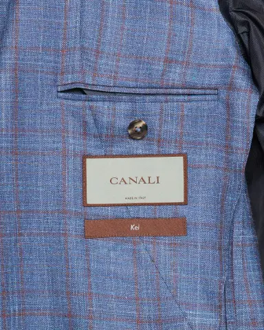 Canali Men's Check Single-Breasted Sport Coat | Thumbnail 6 Canali Men's Check Single-Breasted Sport Coat | Thumbnail 6
