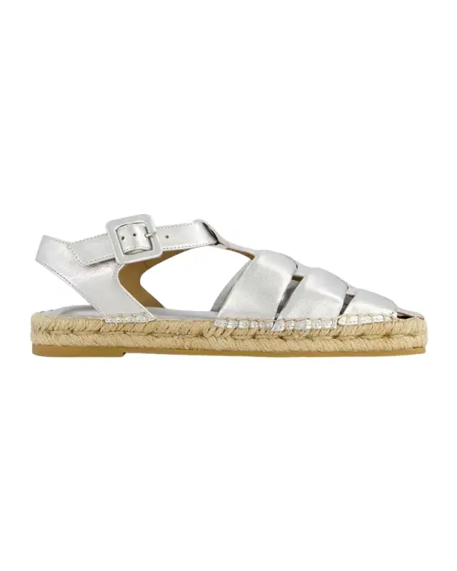 Monri Metallic Fisherman Espadrilles