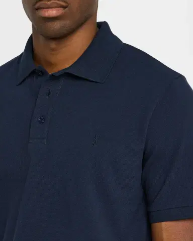 Saint Laurent Men's Pique Polo Shirt | Thumbnail 5
