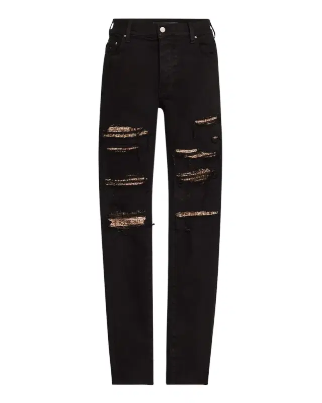 Amiri Men 's Boucle Thrasher Skinny Jeans