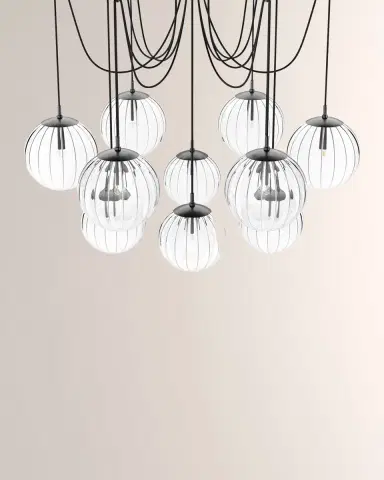 Four Hands Schwung Collection Spider 12-Light Chandelier | Thumbnail 3 Four Hands Schwung Collection Spider 12-Light Chandelier | Thumbnail 3