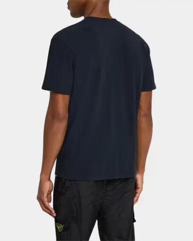 Stone Island Men's Mercerized Cotton Ghost T-Shirt | Thumbnail 3