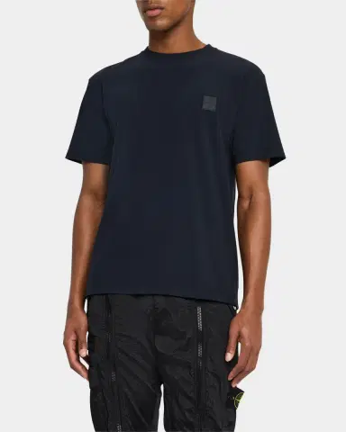 Stone Island Men's Mercerized Cotton Ghost T-Shirt | Thumbnail 4