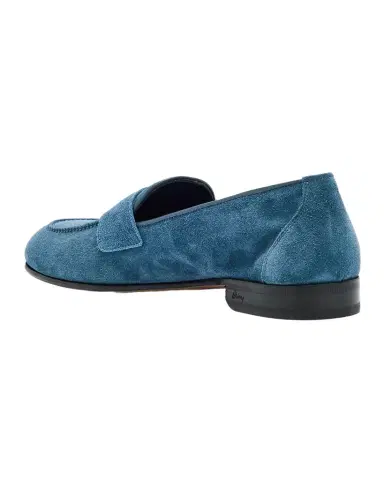 Brioni Men's Suede Penny Loafers | Thumbnail 1