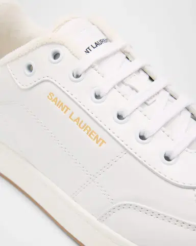 Saint Laurent Men's SL/61 Leather Low-Top Sneakers | Thumbnail 5