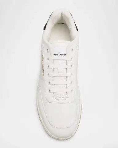 Saint Laurent Men's SL/61 Leather Low-Top Sneakers | Thumbnail 6