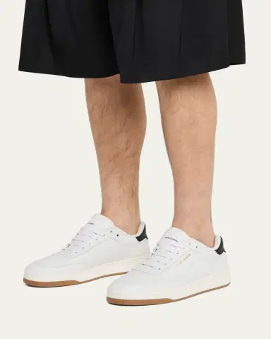 Saint Laurent Men's SL/61 Leather Low-Top Sneakers | Thumbnail 8