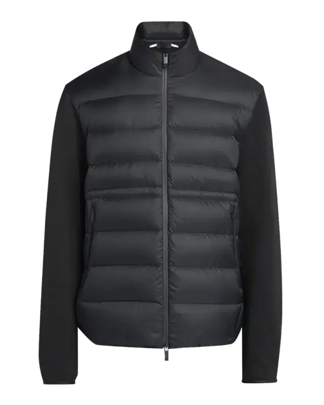 Men 's Zip-Up Down Knit Combo Jacket