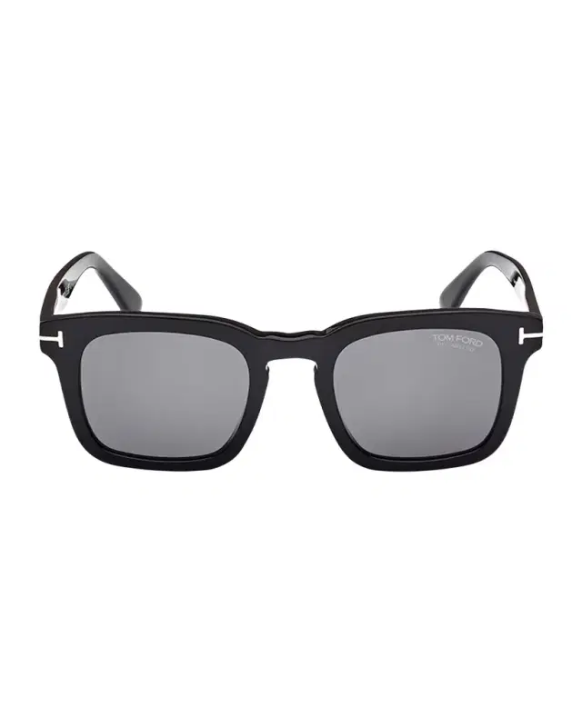 TOM FORD Men 's Dax Polarized Acetate Square Sunglasses