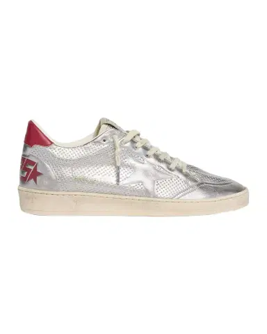 Golden Goose Men's Ball Star Metallic Low-Top Sneakers | Thumbnail 1 Golden Goose Men's Ball Star Metallic Low-Top Sneakers | Thumbnail 1