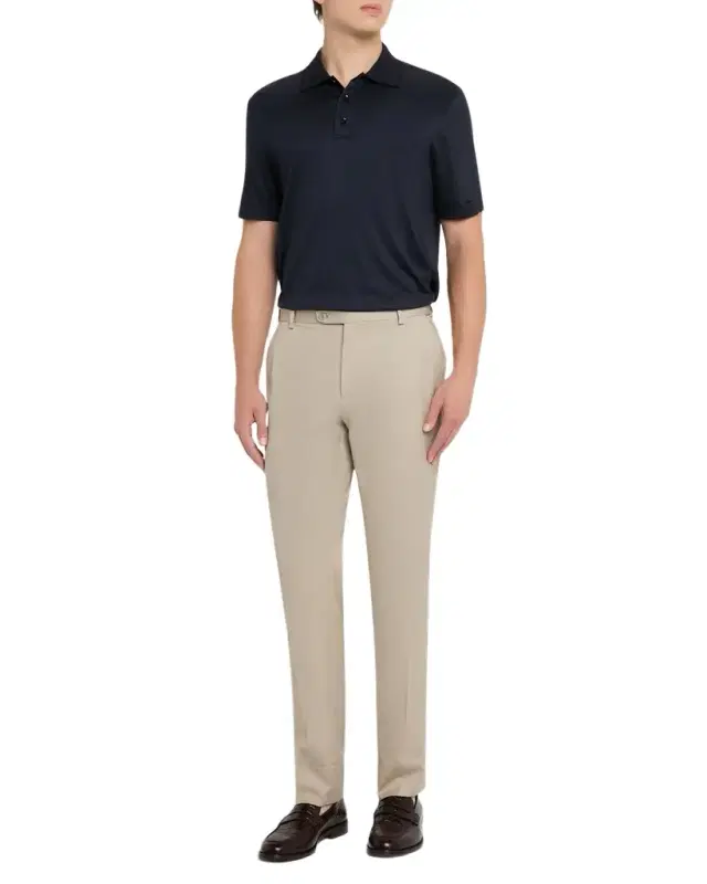 Men 's Stairweave s180 Wool Polo Shirt